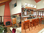 Fireplace + Kitchen Detail