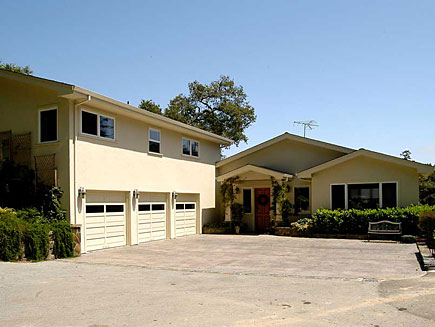 Pasatiempo House Driveway View